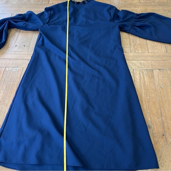 Lilly Pulitzer SHEA STRETCH DRESS Sequin V-neck Collar Casual Preppy Navy SIZE 2 - Picture 12 of 13